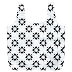 Black-white Full Print Recycle Bag (xl) by nateshop