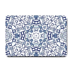 Blue-design Small Doormat  by nateshop