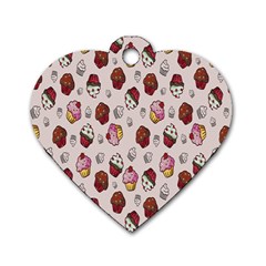 Cake-birthday Dog Tag Heart (one Side) by nateshop