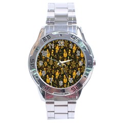 Christmas Gold Stainless Steel Analogue Watch by nateshop