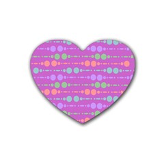 Design Modern Rubber Coaster (heart) by nateshop