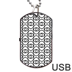 Ellipse Dog Tag USB Flash (One Side)