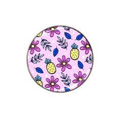 Flowers Purple Hat Clip Ball Marker by nateshop