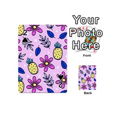 Flowers Purple Playing Cards 54 Designs (mini)