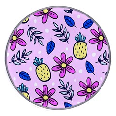 Flowers Purple Wireless Charger by nateshop