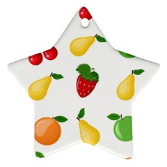 Fruits Ornament (star) by nateshop