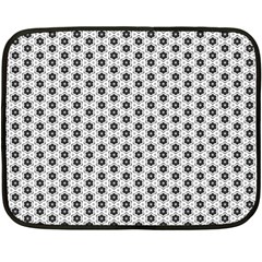 Gray Motif Fleece Blanket (mini) by nateshop