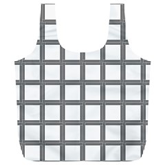 Grid Box Full Print Recycle Bag (xl) by nateshop