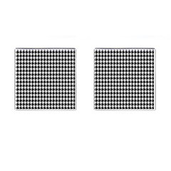 Houndstooth Cufflinks (square) by nateshop