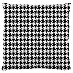 Houndstooth Large Cushion Case (two Sides) by nateshop
