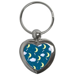 Moon Key Chain (heart) by nateshop