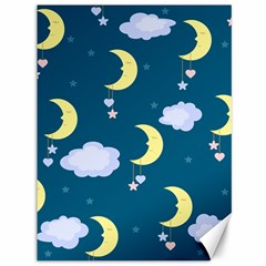 Moon Canvas 36  X 48  by nateshop