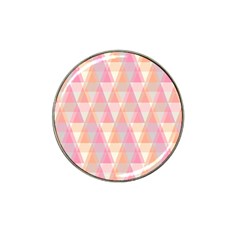 Pattern Triangle Pink Hat Clip Ball Marker by nateshop