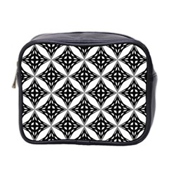 Pattern-black Mini Toiletries Bag (Two Sides)