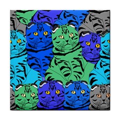 Pattern-cat Face Towel by nateshop