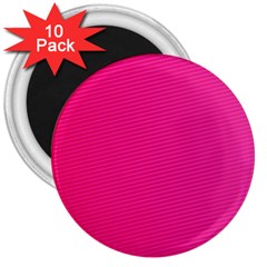 Pattern-pink 3  Magnets (10 Pack)  by nateshop