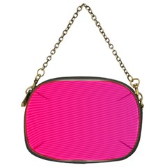 Pattern-pink Chain Purse (One Side)