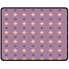 Pattern-puple Box Double Sided Fleece Blanket (medium)  by nateshop