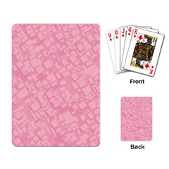 Pink Playing Cards Single Design (rectangle)