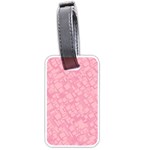 Pink Luggage Tag (one side) Front