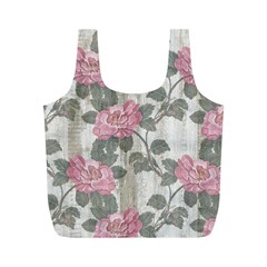 Roses,paint Full Print Recycle Bag (m)