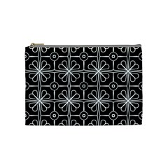 Seamless-pattern Black Cosmetic Bag (medium) by nateshop