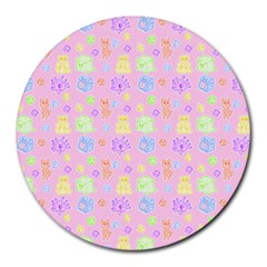 Dungeons And Cuties Round Mousepads by thePastelAbomination