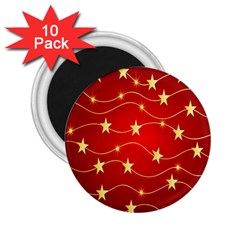 Background Christmas Decoration Holiday Xmas Shiny 2 25  Magnets (10 Pack)  by artworkshop