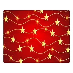 Background Christmas Decoration Holiday Xmas Shiny Double Sided Flano Blanket (large)  by artworkshop