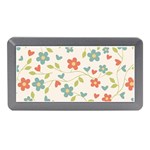  Background Colorful Floral Flowers Memory Card Reader (Mini) Front