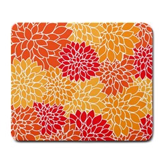 Background Colorful Floral Large Mousepads