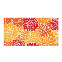 Background Colorful Floral Satin Wrap 35  X 70  by artworkshop