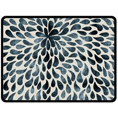 Abstract Flower Petals Double Sided Fleece Blanket (large) 