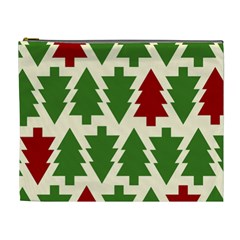  Christmas Trees Holiday Cosmetic Bag (xl) by artworkshop