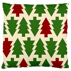  Christmas Trees Holiday Large Cushion Case (two Sides) by artworkshop