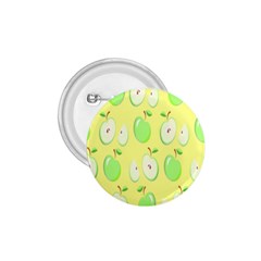Apple Pattern Green Yellow 1 75  Buttons by artworkshop
