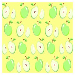 Apple Pattern Green Yellow Lightweight Scarf  by artworkshop