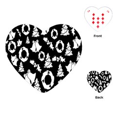  Card Christmas Decembera Playing Cards Single Design (Heart)