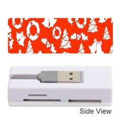 Orange Background Card Christmas  Memory Card Reader (Stick)