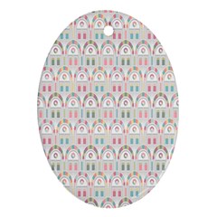 Seamless-pattern Oval Ornament (two Sides) by nateshop