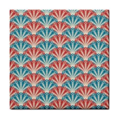 Seamless-patter-peacock Tile Coaster by nateshop