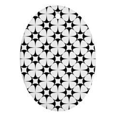 Star-white Triangle Ornament (Oval)