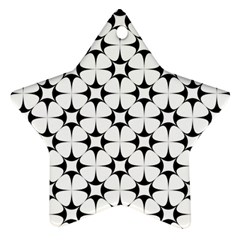 Star-white Triangle Star Ornament (Two Sides)