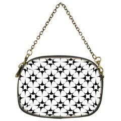 Star-white Triangle Chain Purse (One Side)