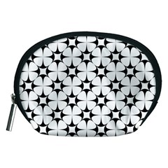 Star-white Triangle Accessory Pouch (Medium)