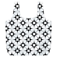 Star-white Triangle Full Print Recycle Bag (XXXL)