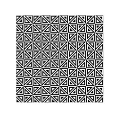 Triangle-black Square Satin Scarf (30  X 30 ) by nateshop