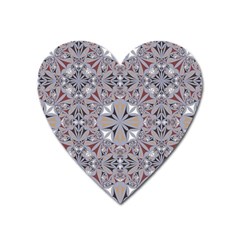 Triangle-mandala Heart Magnet by nateshop