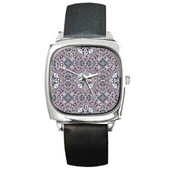 Triangle-mandala Square Metal Watch by nateshop