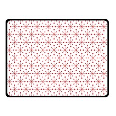 Pattern Christmas Pattern Red Stars Double Sided Fleece Blanket (small) 